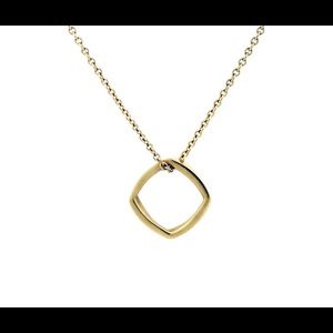 Tiffany & Co. Frank Gehry Torque 18K YG Pendant